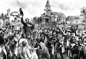 Kossuth Lajos beszéde Szeged népéhez