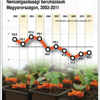 Nemzetgazdasági beruházások Magyarországon, 2002-2011