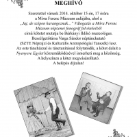 Viaszhengerekről könyvlapokra – Népzenei kötetbemutató a Móra-múzeumban