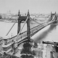 Az Erzsébet híd napján