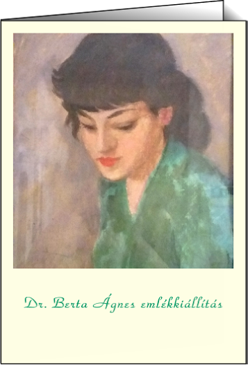 Dr. Berta Ágnes emlékkiállítás