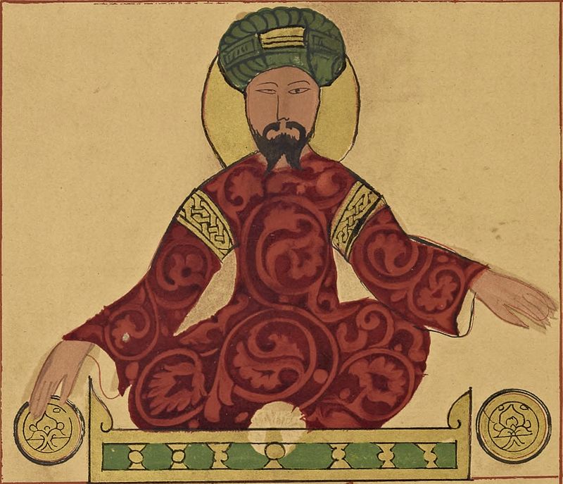 Iszmáil al-Jazari 1185-ös miniatúrája