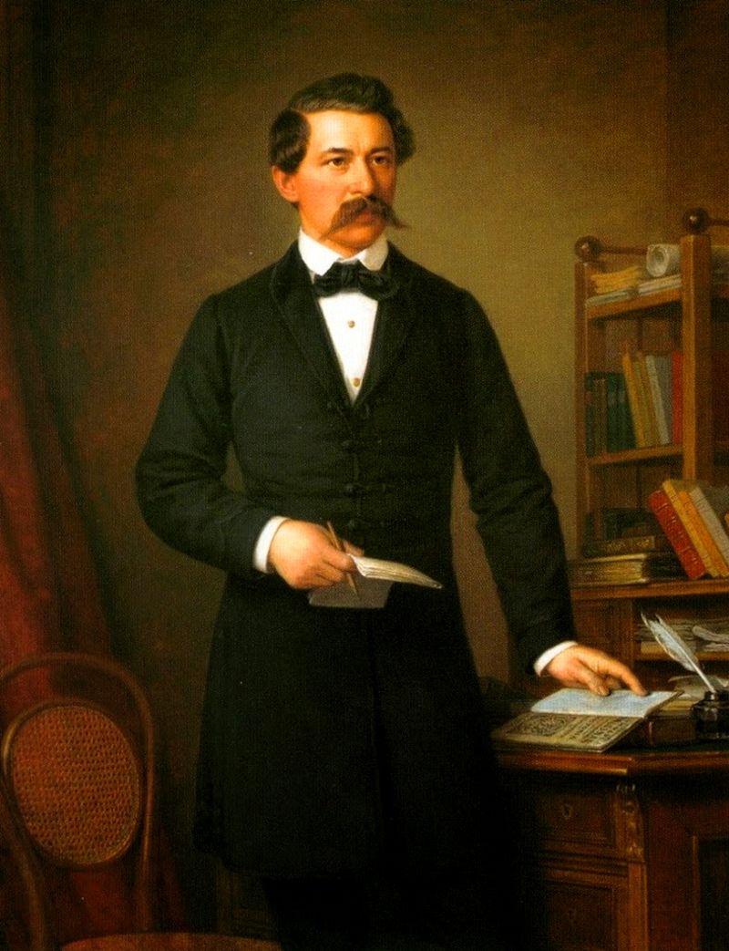 Barabás Miklós: Arany János portréja (1848)